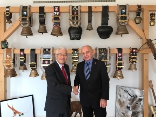 Botschafter Shiraishi führte mit Bundesrat Ueli Maurer, Vorsteher des Eidgenössischen Finanzdepartements, einen Meinungsaustausch