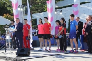 バッハＩＯＣ会長による挨拶