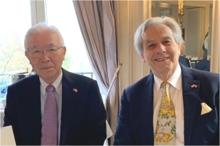 白石大使のスイス日本協会新年会への出席