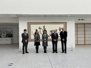 白石大使によるサンスターSA本社視察