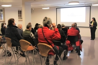 Eine Filmvorführung fand statt