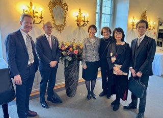 藤山大使のスイス日本協会新年会への出席