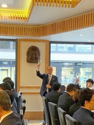  藤山大使のチューリッヒ日本商工会（JCCIZ）新年会への出席