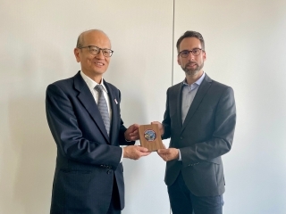 藤山大使のヴァイヤーマン・チューリッヒ州警察長官への表敬訪問