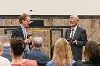Prof. Dr. Hiroshi Nakanishi von der Universität Kyoto hielt einen Vortrag über die Sicherheitspolitik Japans