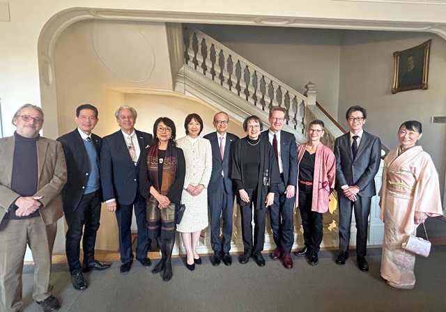 藤山大使のスイス日本協会新年会への出席