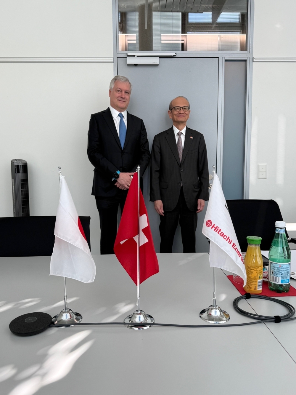 Botschafter Fujiyama und Herr Schierenbeck