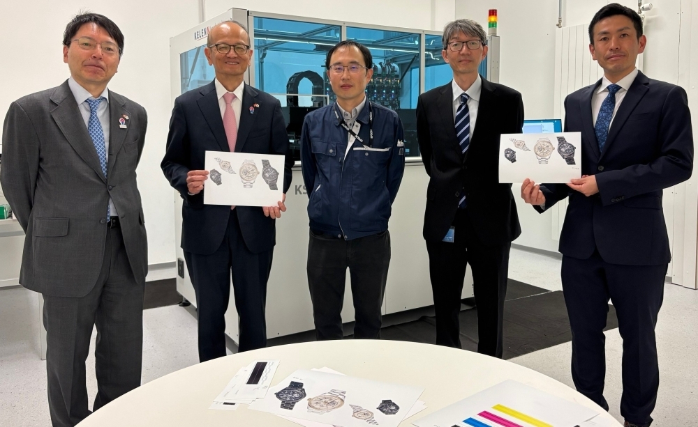 藤山大使のフリブール州iPrint研究所及びEPSON研究所訪問