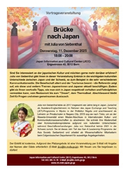Vortragsveranstaltung Brücke nach Japan