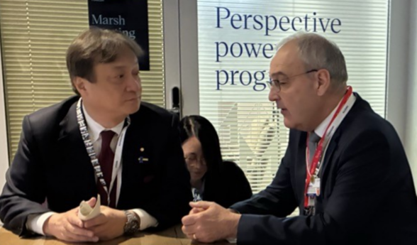 Treffen zwischen Staatsminister HORII und Bundespräsident PARMELIN