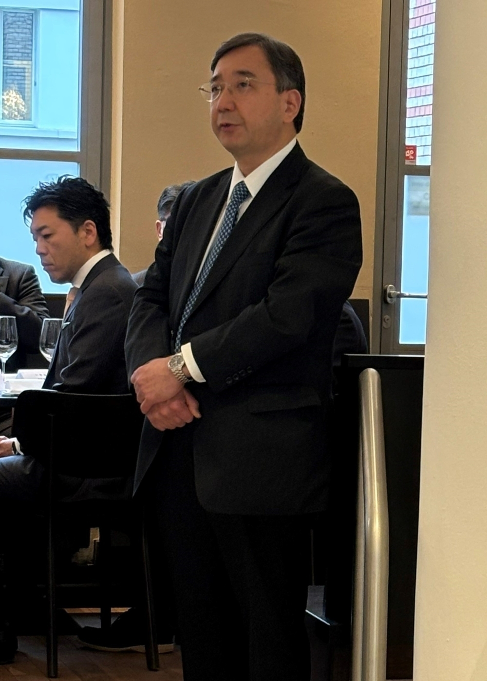 Botschafter Iijima nahm am Neujahrsempfang der Japanischen Industrie- und Handelskammer in Zürich teil