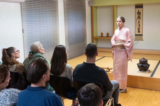 Während der Teezeremonie