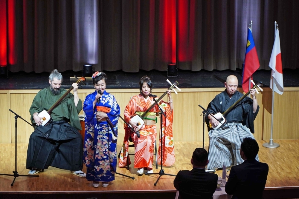Empfang für das 30-jährige Jubiläum der diplomatischen Beziehungen zwischen Japan und Liechtenstein