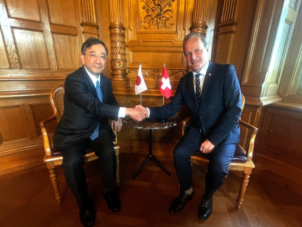 国民議会議長への大使着任表敬