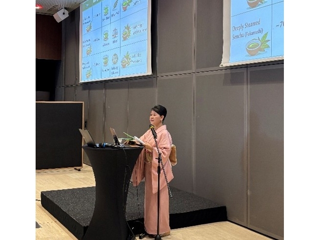 Eine PR-Veranstaltung zur Förderung von japanischem Tee wurde in Lausanne durchgeführt